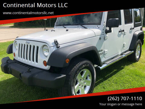 2013 Jeep Wrangler Unlimited for sale at Continental Motors LLC in Hartford WI