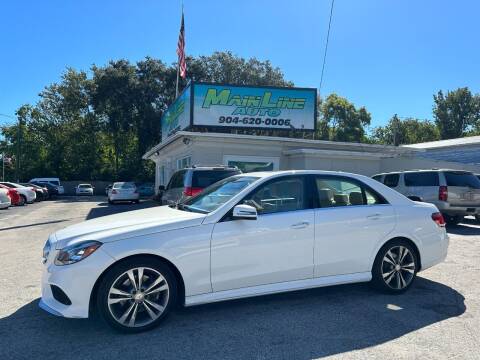2016 Mercedes-Benz E-Class for sale at Mainline Auto in Jacksonville FL