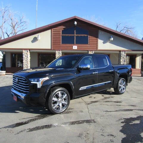 Used 2022 Toyota Tundra Capstone with VIN 5TFVC5DB9NX012555 for sale in Sheridan, WY