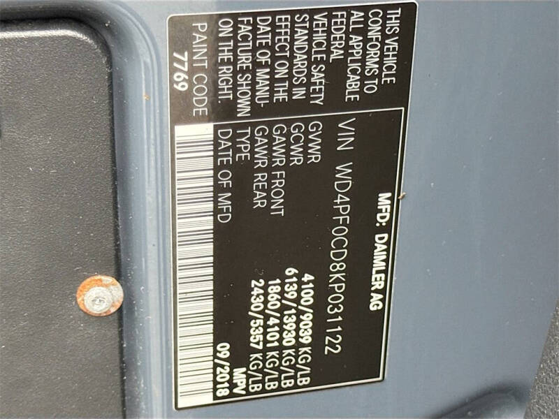 2019 Mercedes-Benz Sprinter