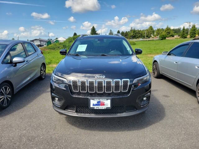 Used 2019 Jeep Cherokee Latitude Plus with VIN 1C4PJMLB2KD105201 for sale in Burlington, WA