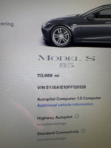 2015 Tesla Model S 85
