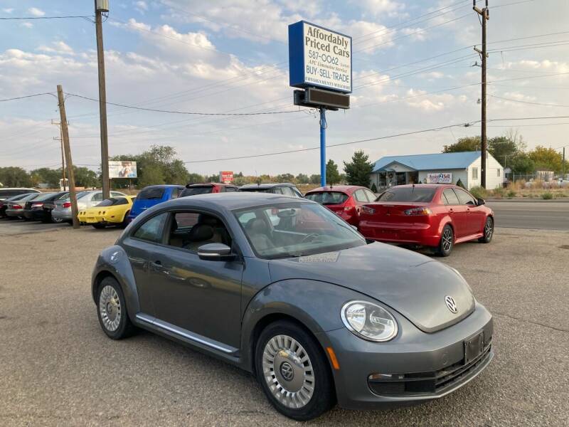 2014 Volkswagen Beetle for sale at AFFORDABLY PRICED CARS LLC in Mountain Home ID