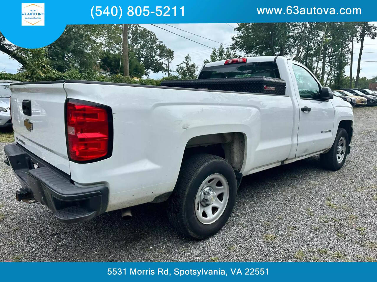 2017 Chevrolet Silverado 1500 for sale at 63 Auto Inc in Spotsylvania, VA