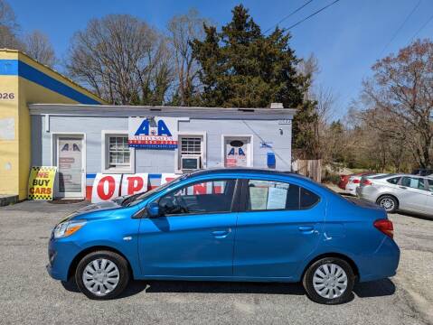 2017 Mitsubishi Mirage G4 for sale at A&A Auto Sales llc in Fuquay Varina NC