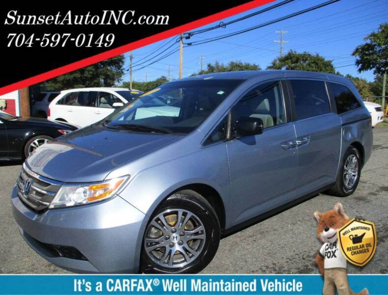 2012 Honda Odyssey for sale at Sunset Auto in Charlotte NC