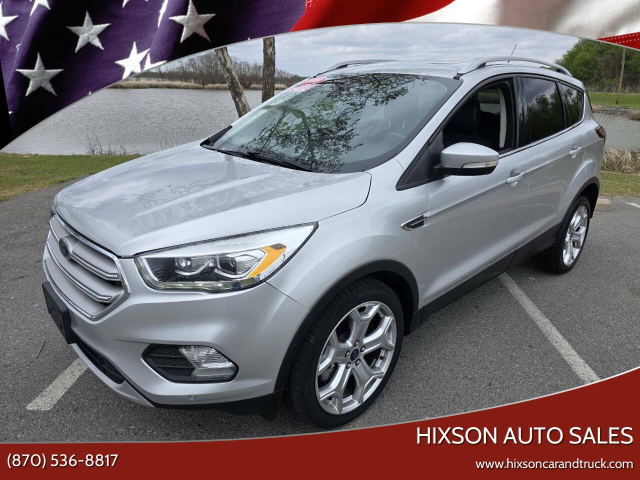 Silver 2018 Ford Escape Titanium Titanium 4dr SUV 1