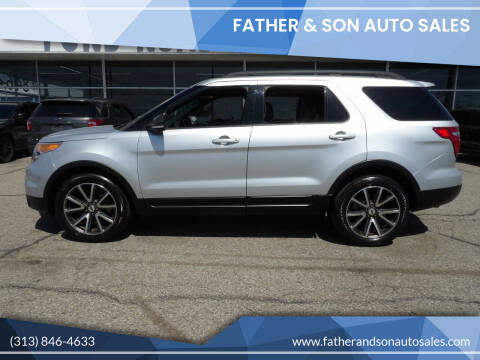 2015 Ford Explorer for sale at Father & Son Auto Sales in Dearborn MI