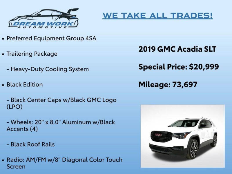2019 GMC Acadia SLT-1