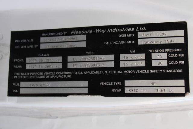 1997 Dodge Ram Van 3500