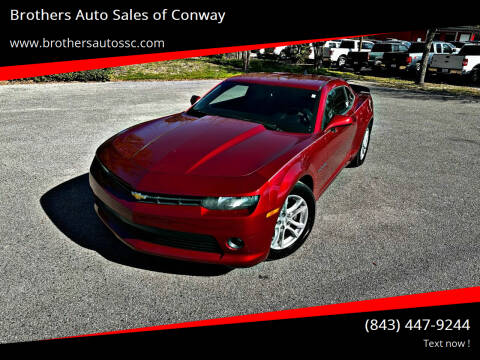 2015 Chevrolet Camaro for sale at Brothers Auto Sales of Conway in Conway SC