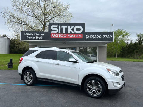 2016 Chevrolet Equinox for sale at SITKO MOTOR SALES INC in Cedar Lake IN