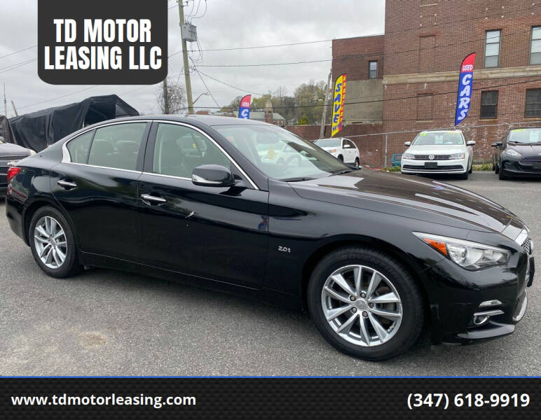 2017 Infiniti Q50 for sale at TD MOTOR LEASING LLC in Staten Island NY