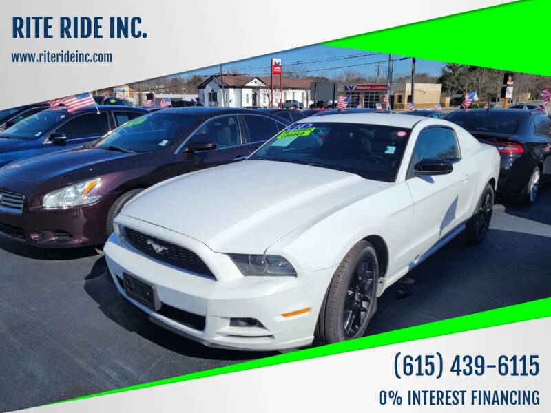 2014 Ford Mustang for sale at RITE RIDE INC. in Murfreesboro TN