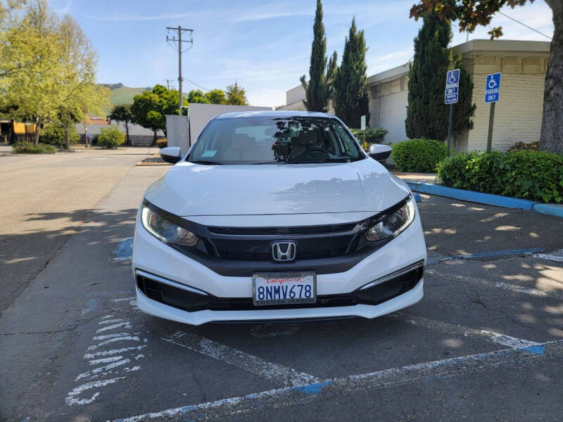 Used 2019 Honda Civic LX with VIN 2HGFC2F68KH606395 for sale in Fremont, CA