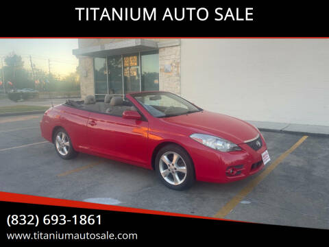 2007 Toyota Camry Solara for sale at TITANIUM AUTO SALE in Houston TX