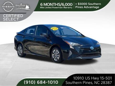 2016 Toyota Prius for sale at PHIL SMITH AUTOMOTIVE GROUP - Pinehurst Nissan Kia in Southern Pines NC