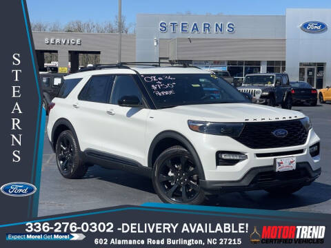 2022 Ford Explorer for sale at Stearns Ford in Burlington NC