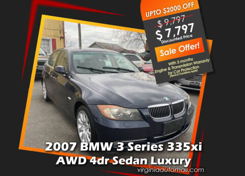 2007 BMW 3 Series for sale at Virginia Auto Mall in Woodford VA