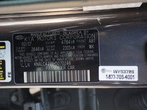 2017 Kia Cadenza Limited