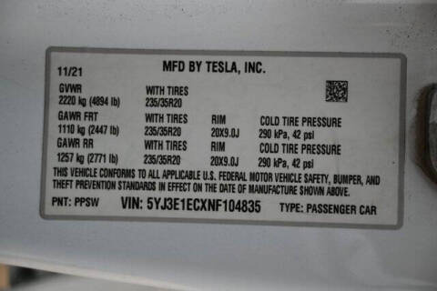 2022 Tesla Model 3 Performance