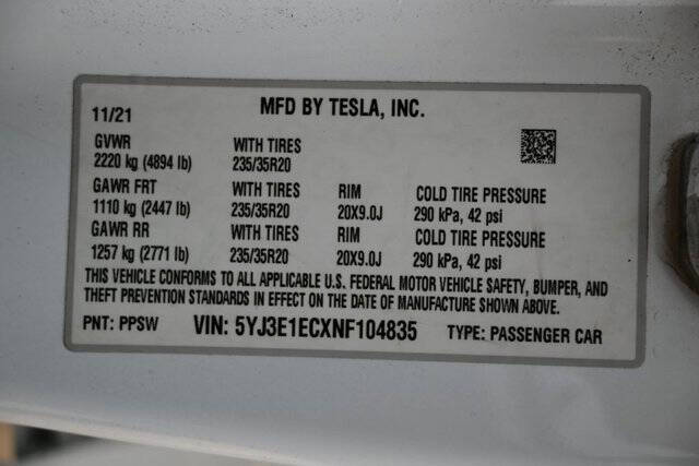 2022 Tesla Model 3 Performance