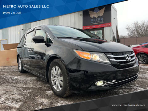 2016 Honda Odyssey for sale at METRO AUTO SALES LLC in Lino Lakes MN