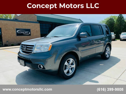 2012 Honda Pilot for sale at Concept Motors LLC in Holland MI