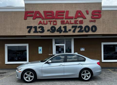 2015 BMW 3 Series for sale at Fabela's Auto Sales Inc. in South Houston TX