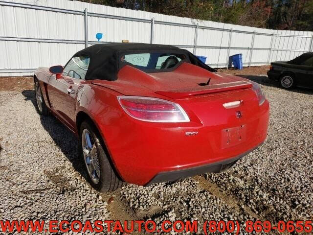 Red 2007 Saturn SKY Base Convertible 2dr Convertible 2