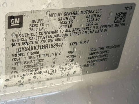 2017 Cadillac Escalade ESV Platinum