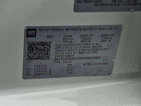 2022 GMC Sierra 1500