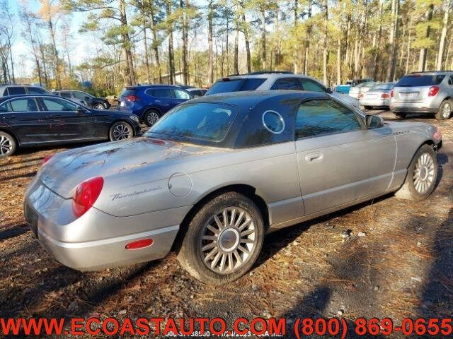 Silver 2004 Ford Thunderbird Deluxe Convertible Deluxe 2dr Convertible 2