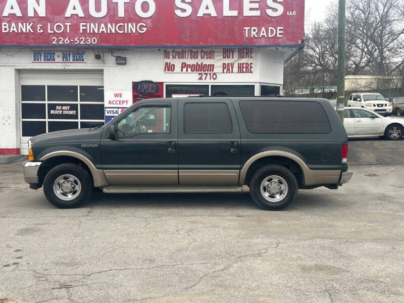 2000 Ford Excursion for sale at American Auto Sales, LLC in Nashville TN