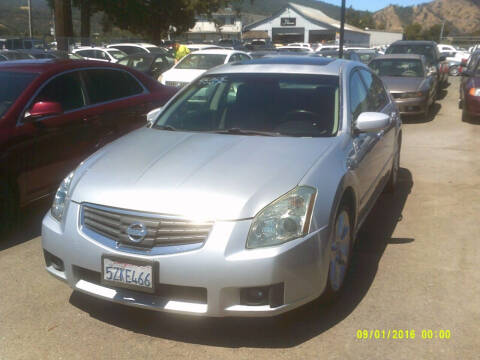 2007 Nissan Maxima for sale at Mendocino Auto Auction in Ukiah CA