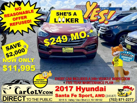 2017 Hyundai Santa Fe Sport for sale at The Car Company - 249 monthly payments in Las Vegas NV