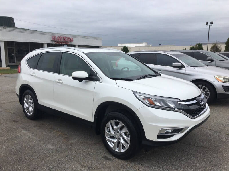 2015 Honda CR-V for sale at Haynes Auto Sales Inc in Anderson SC