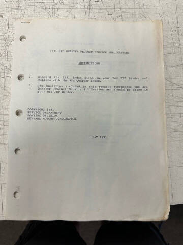 1991 Pontiac Grand Prix SE