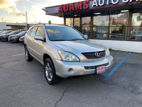 2006 Lexus RX 400h for sale at Adams Auto Sales CA in Sacramento CA