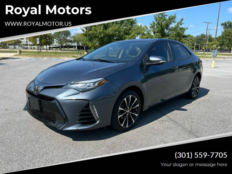 2017 Toyota Corolla for sale at Royal Motors in Hyattsville MD
