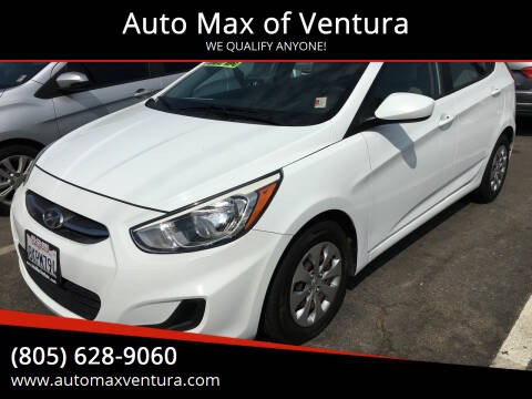 2017 Hyundai Accent for sale at Auto Max of Ventura in Ventura CA