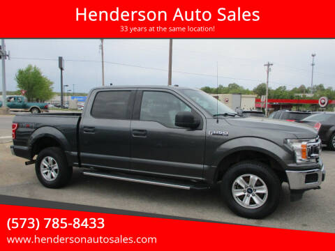 2018 Ford F-150 for sale at Henderson Auto Sales in Poplar Bluff MO