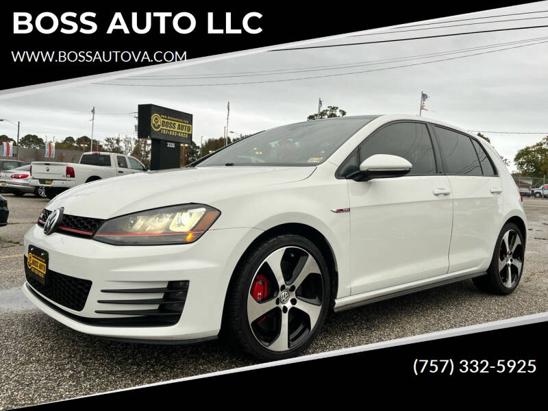 2016 Volkswagen Golf GTI for sale at BOSS AUTO LLC in Norfolk VA
