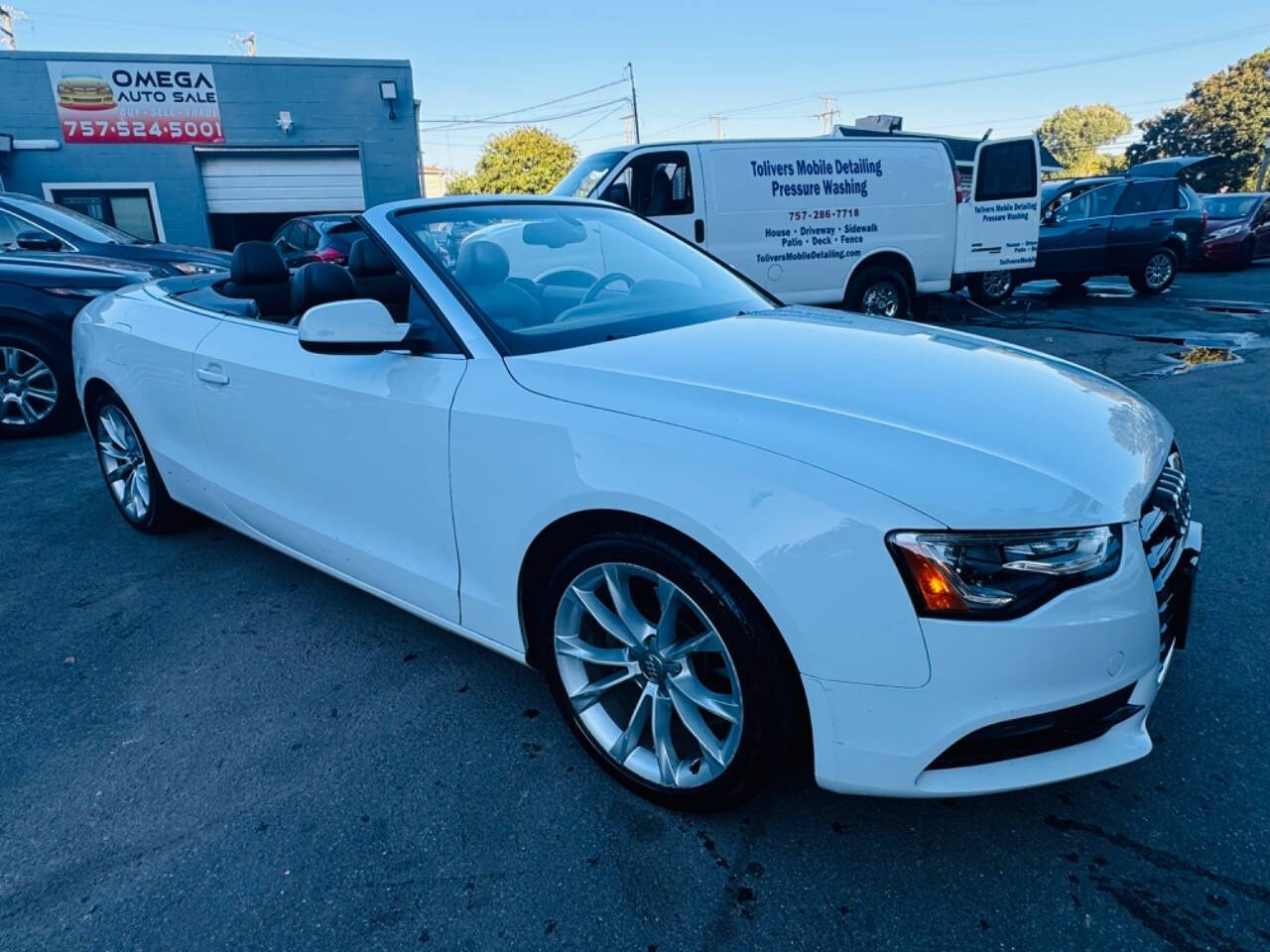 2013 Audi A5 for sale at Omega Auto Sales in Chesapeake, VA