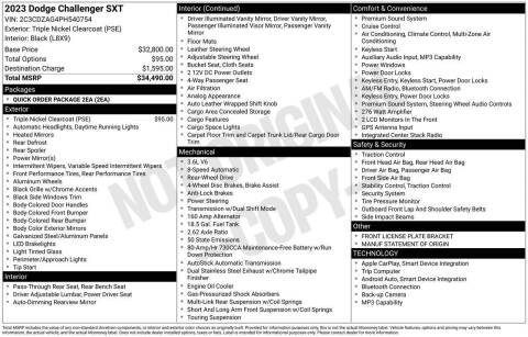 2023 Dodge Challenger SXT