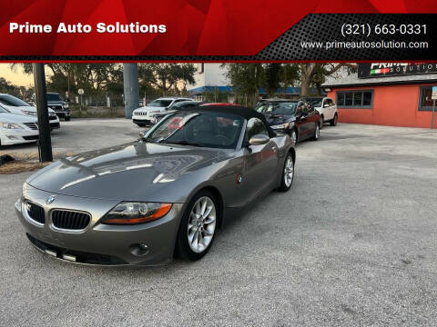 2003 BMW Z4 for sale at Prime Auto Solutions in Orlando FL