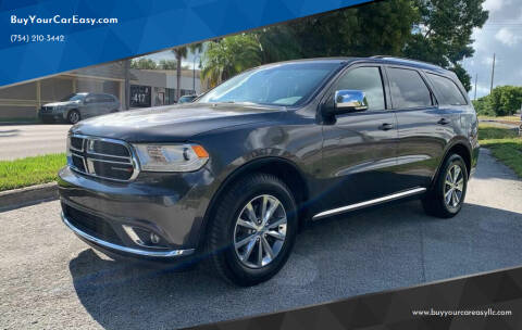 2015 Dodge Durango for sale at BuyYourCarEasyllc.com in Hollywood FL