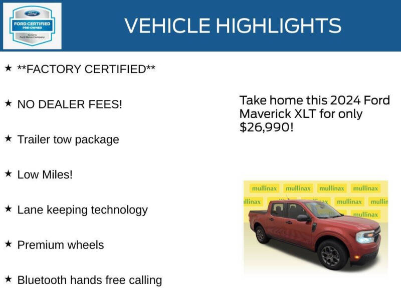 2024 Ford Maverick XLT