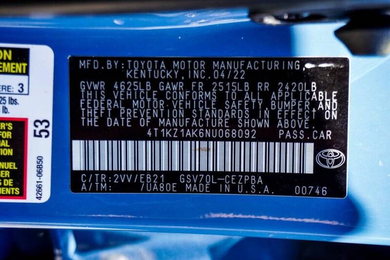 2022 Toyota Camry TRD