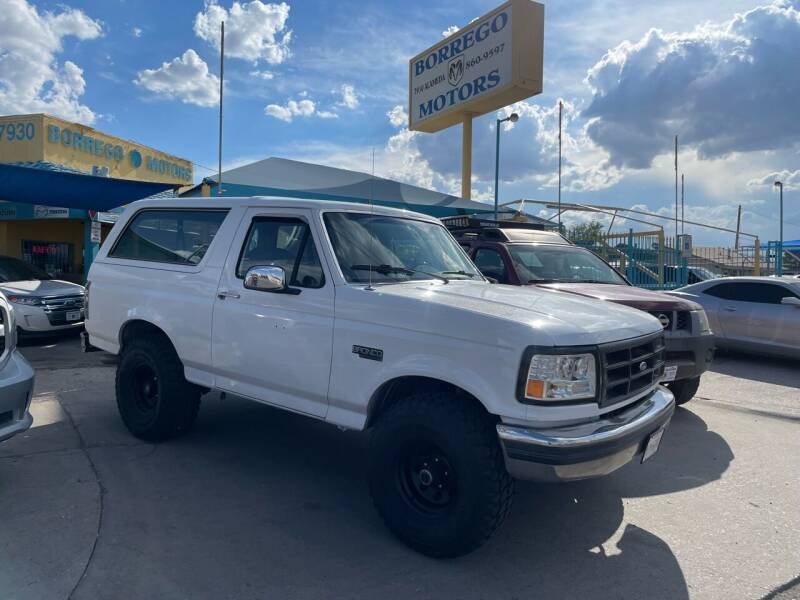 1992 Ford Bronco for sale at Borrego Motors in El Paso TX